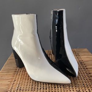Black and white Cruella boots size 41
